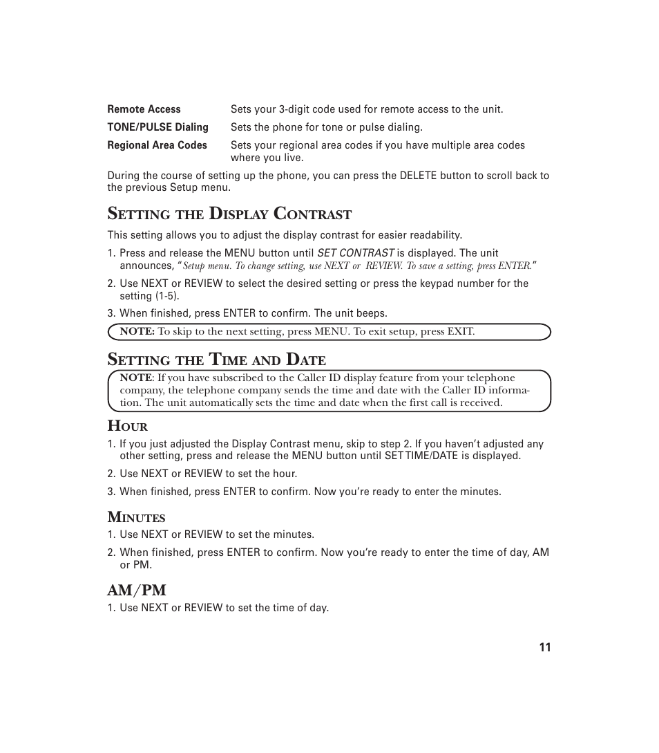Am/pm | GE 29897 User Manual | Page 11 / 64