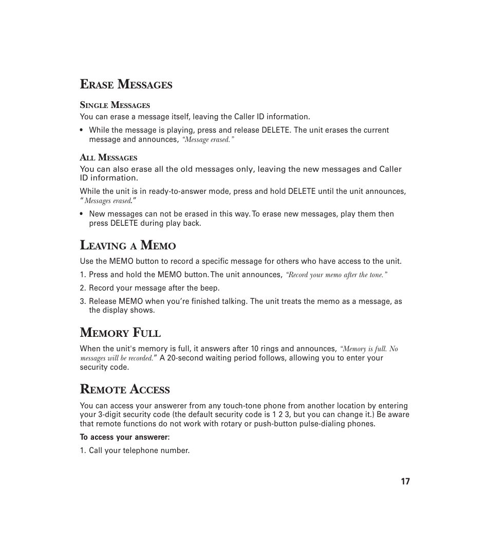 GE 29897 User Manual | Page 17 / 64