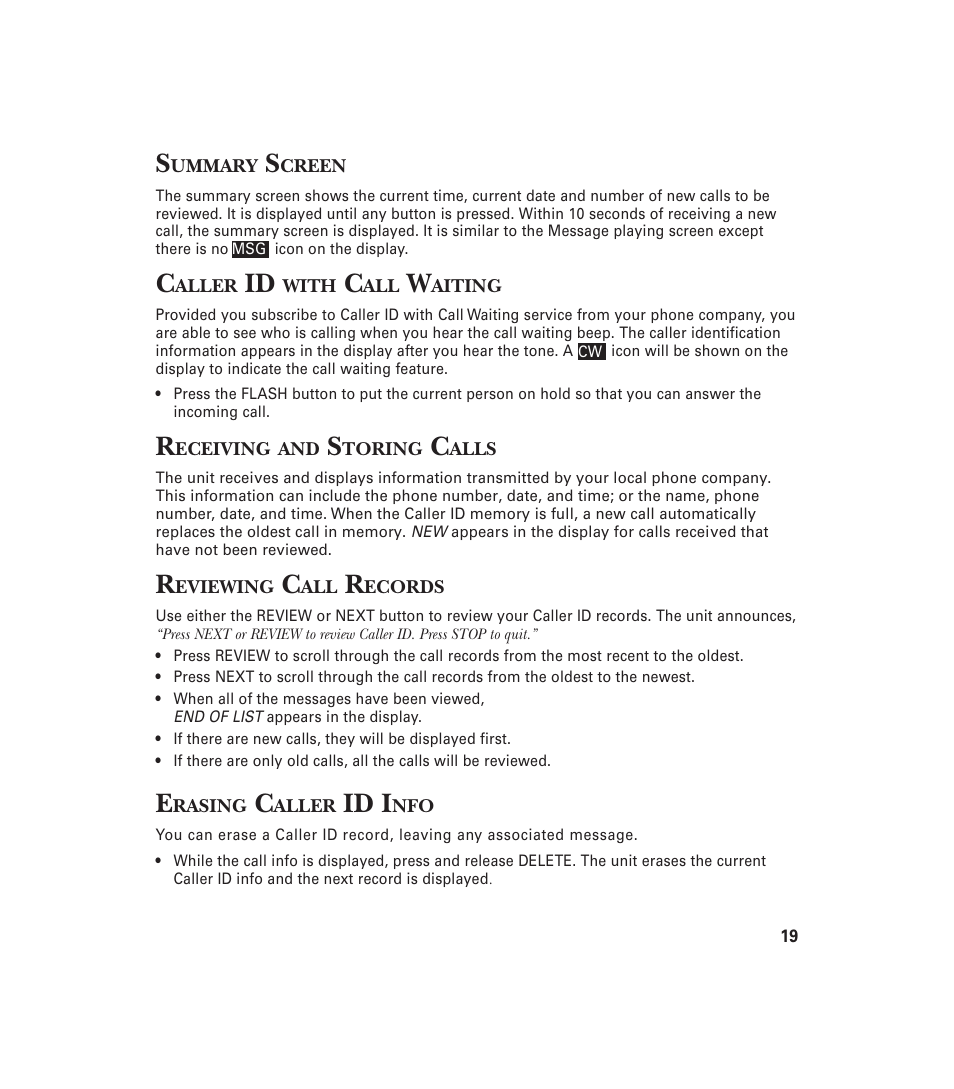 Id i | GE 29897 User Manual | Page 19 / 64