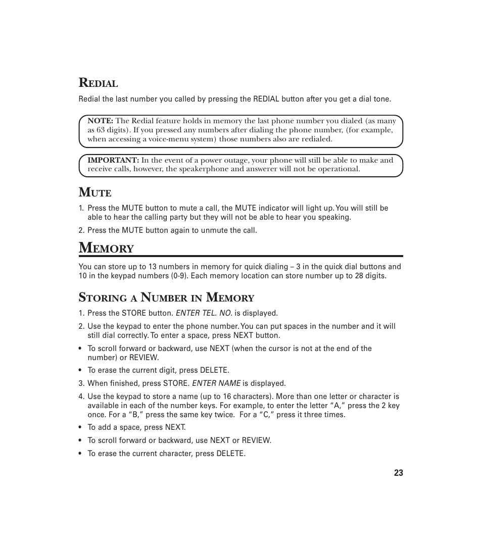 Emory | GE 29897 User Manual | Page 23 / 64