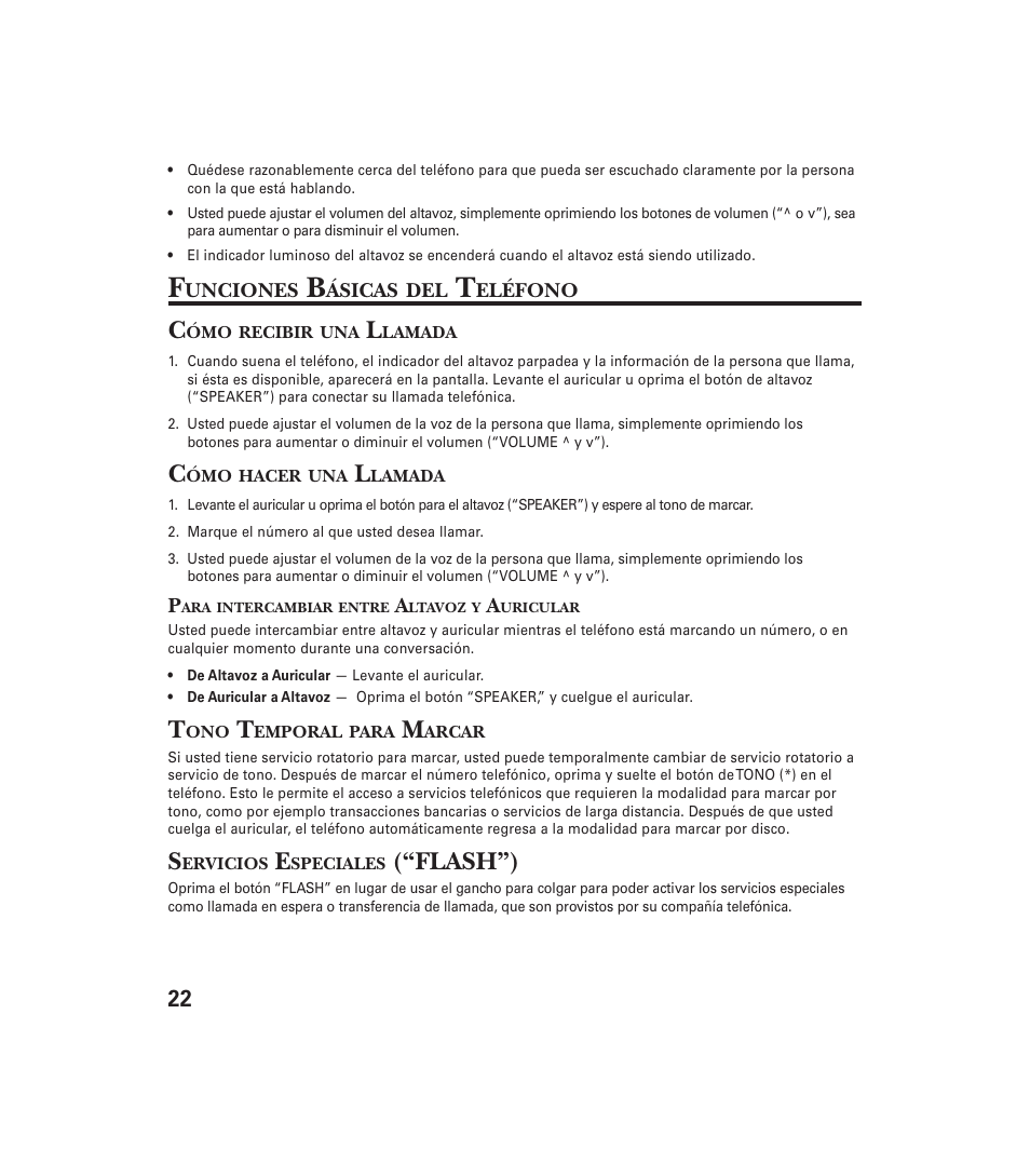 Flash”) | GE 29897 User Manual | Page 54 / 64
