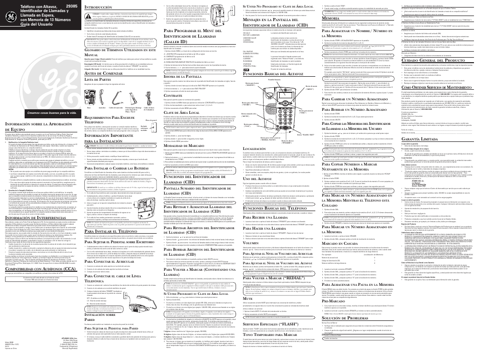 Cca), Cid) | GE 00000737 User Manual | Page 2 / 2