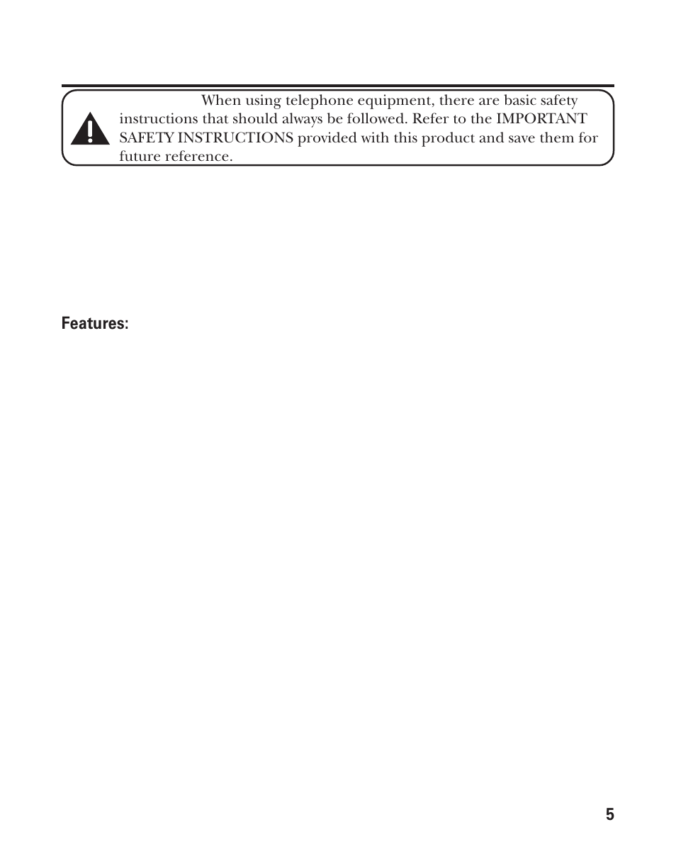 GE 21011 User Manual | Page 5 / 124