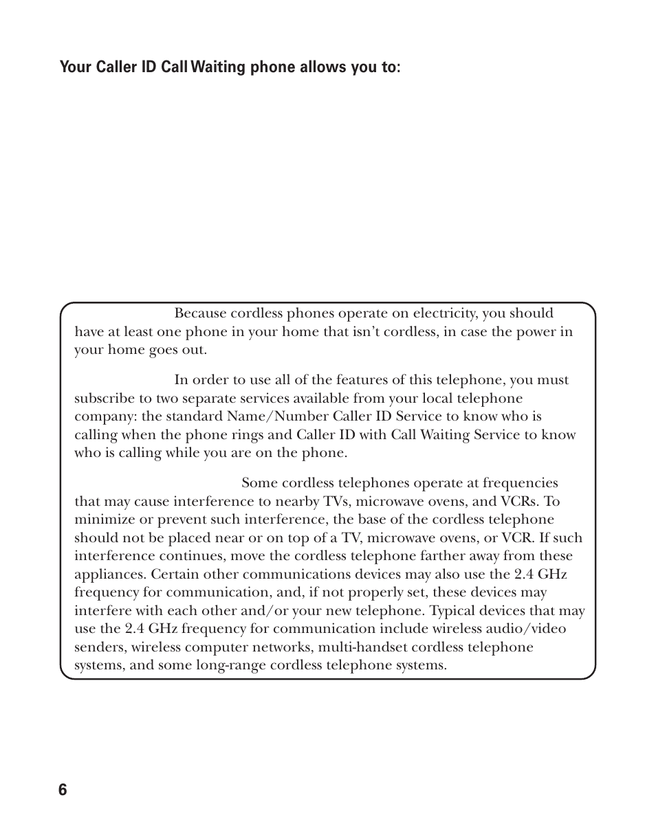 GE 21011 User Manual | Page 6 / 124