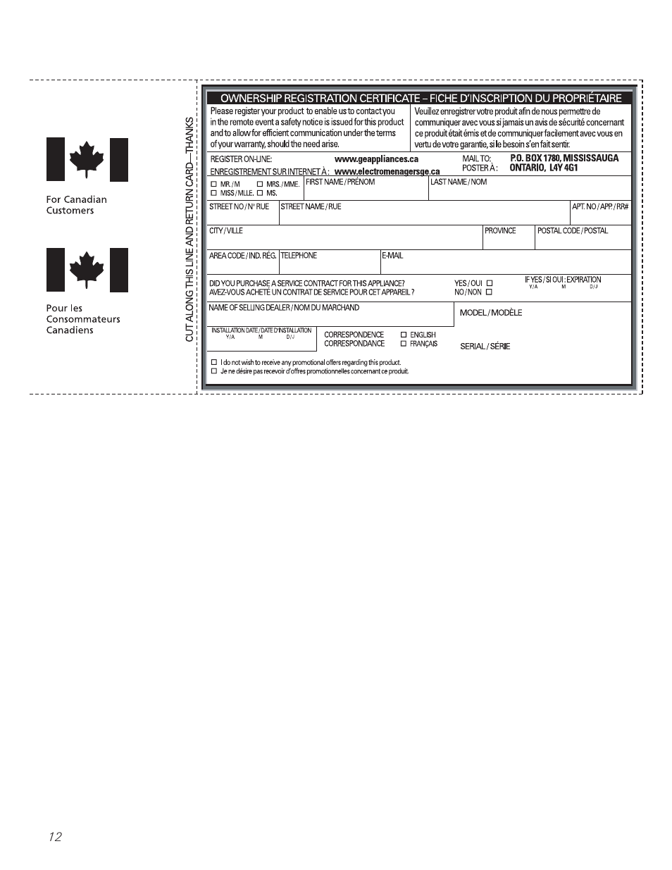 GE GCG1580 User Manual | Page 12 / 16