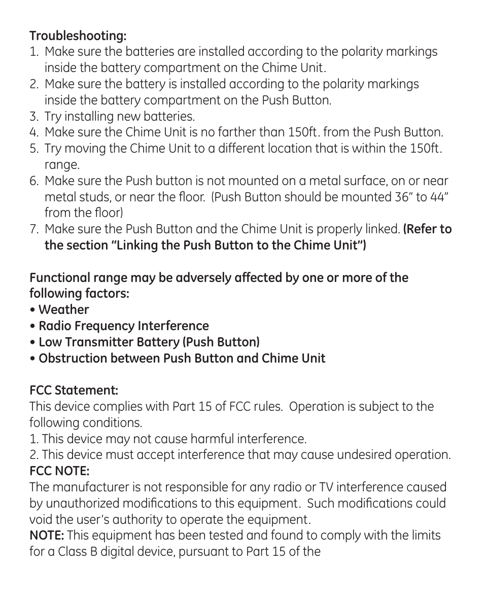 GE 19230 User Manual | Page 7 / 8