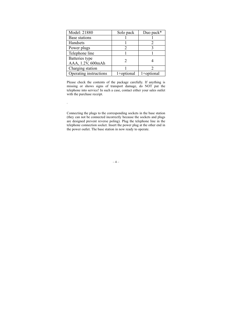 Installation | GE twin set 21880 User Manual | Page 5 / 40
