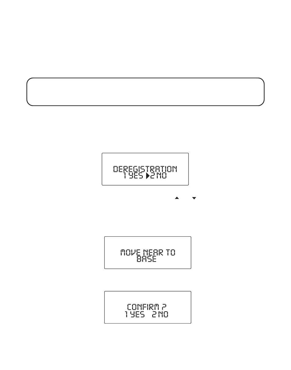 Handset de-registration, Andset, Registration | GE 16223870 User Manual | Page 18 / 60