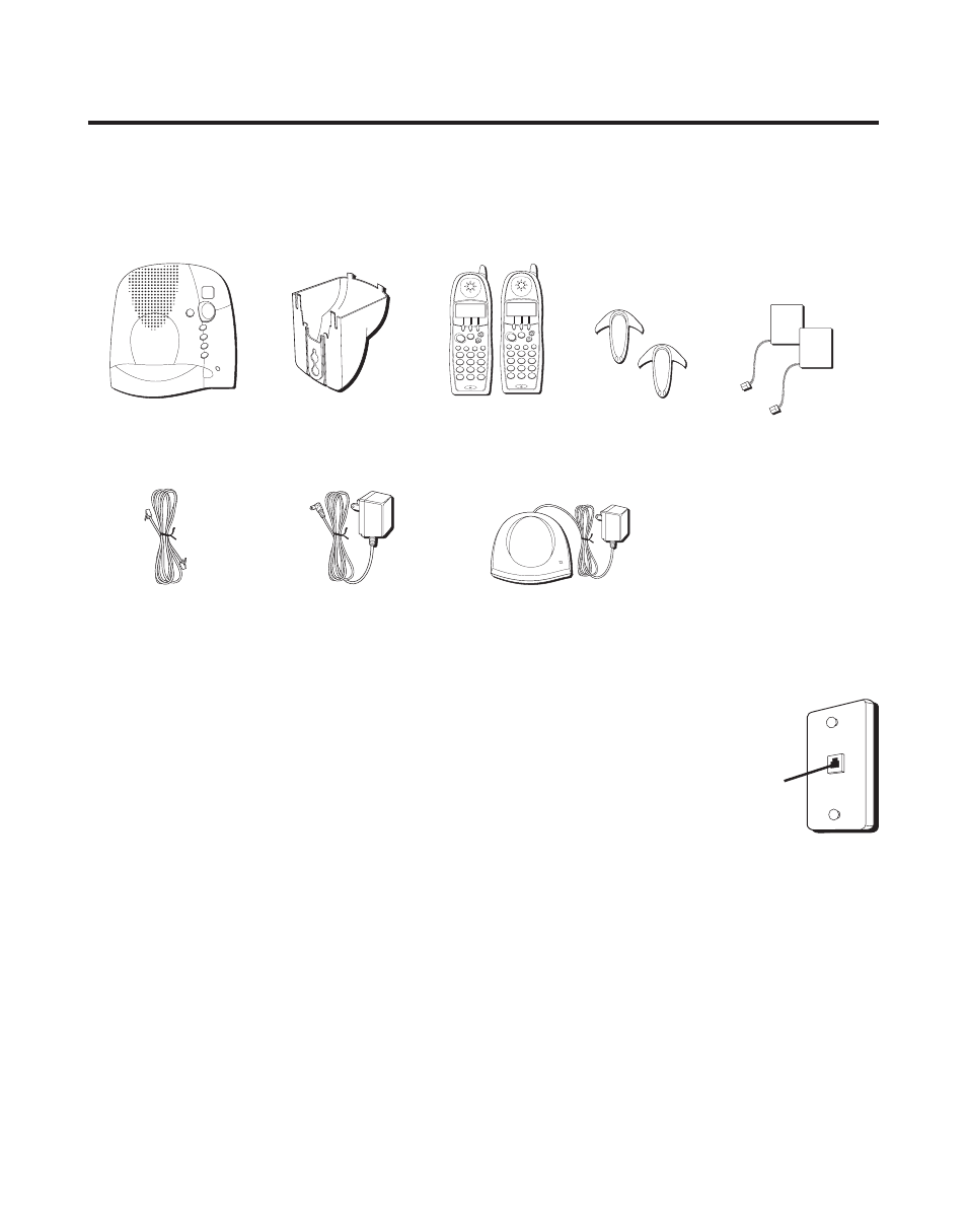 Before you begin, Parts checklist, Telephone jack requirements | Harge, Radle, Ayout, Efore, Egin, Arts, Hecklist | GE 16223870 User Manual | Page 9 / 60