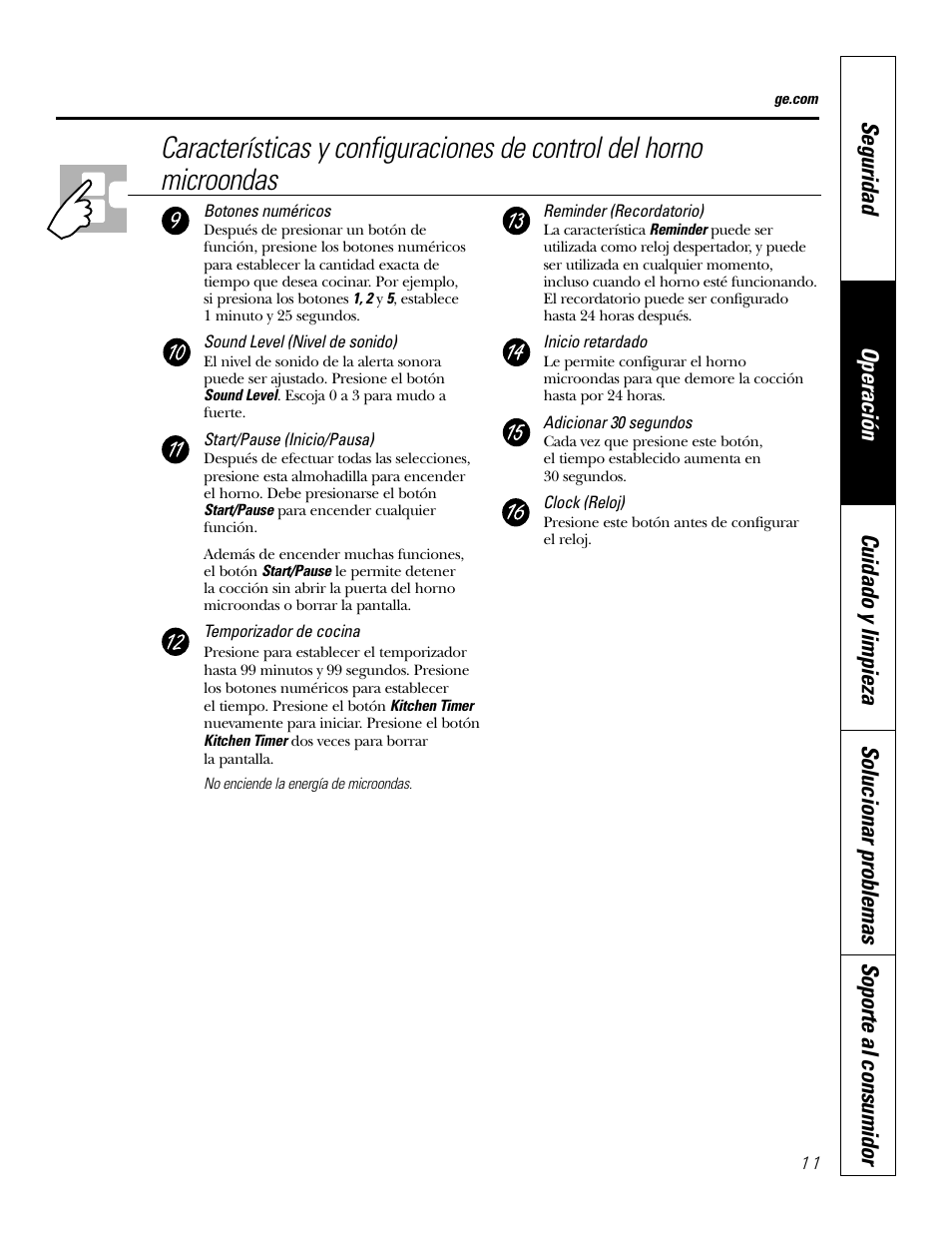 GE PT970SMSS User Manual | Page 63 / 104