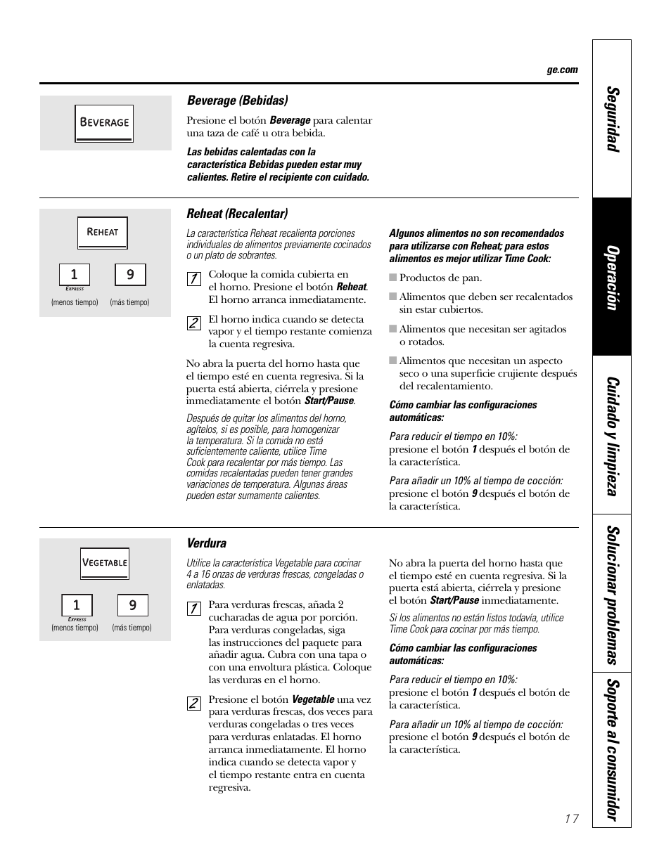 GE PT970SMSS User Manual | Page 69 / 104