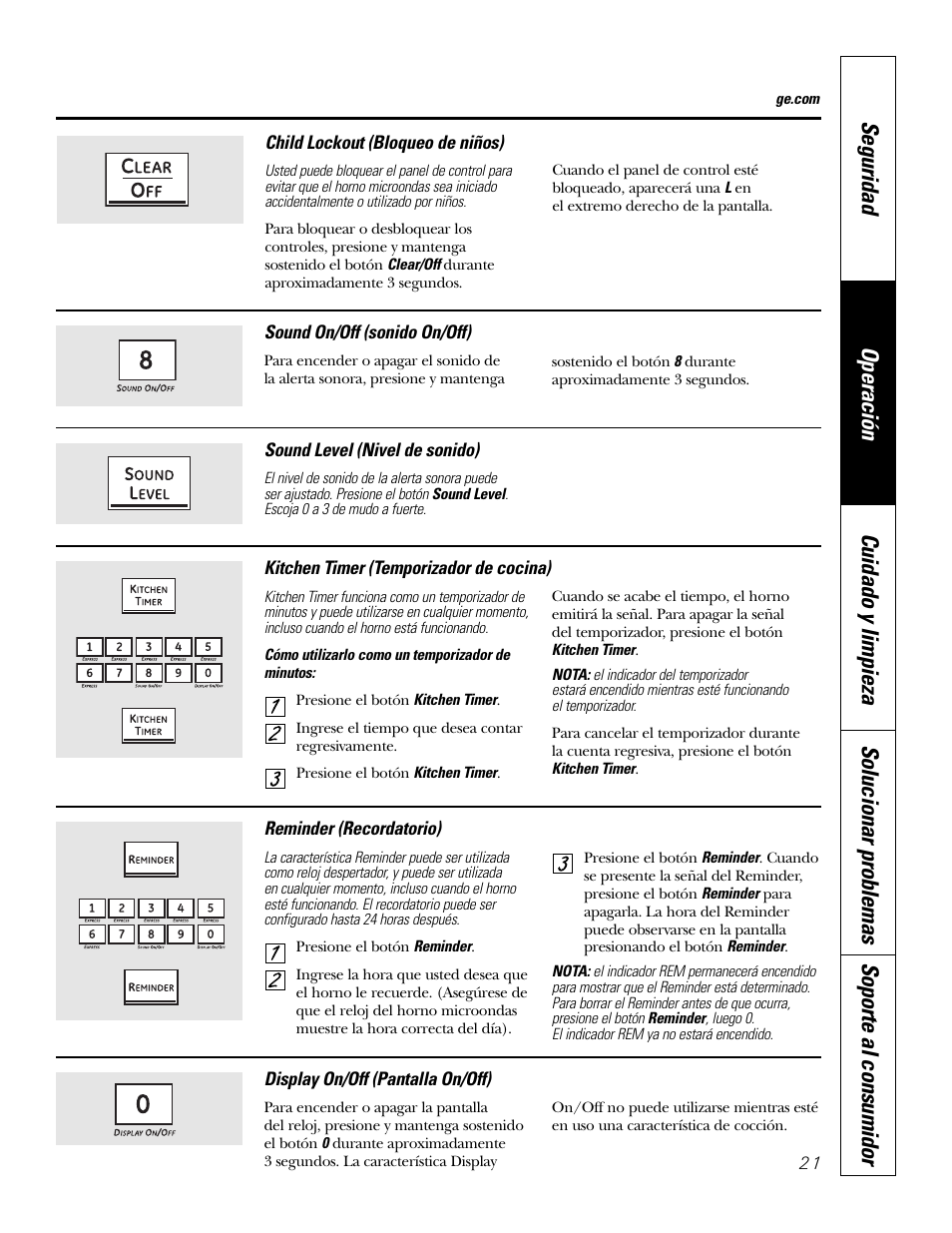 GE PT970SMSS User Manual | Page 73 / 104