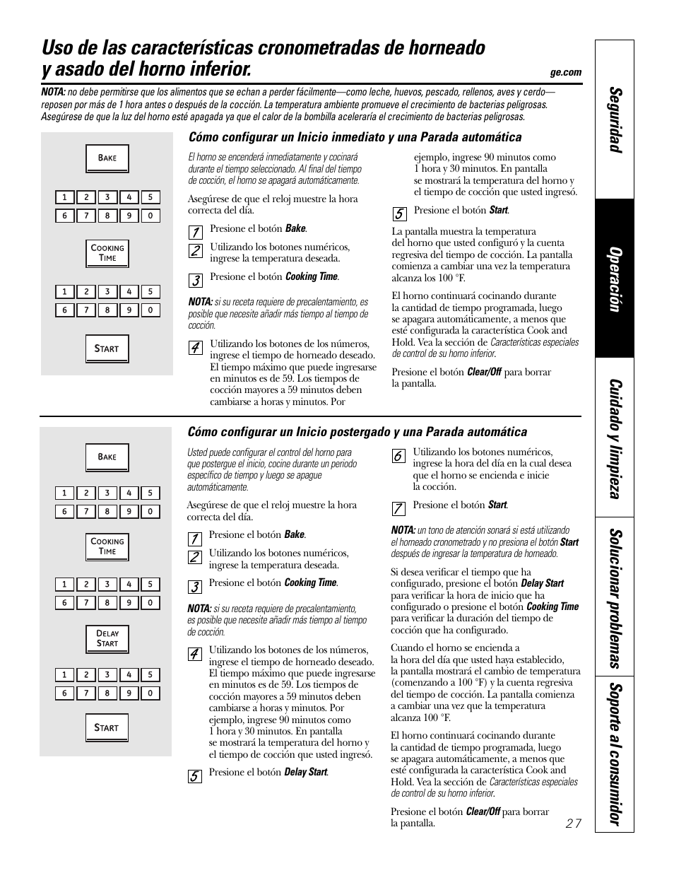 GE PT970SMSS User Manual | Page 79 / 104