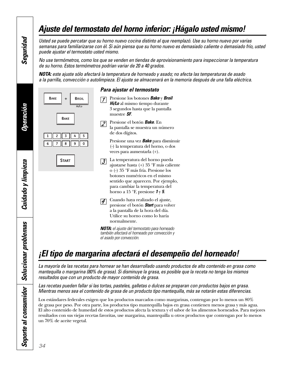 Termostato del horno inferior | GE PT970SMSS User Manual | Page 86 / 104