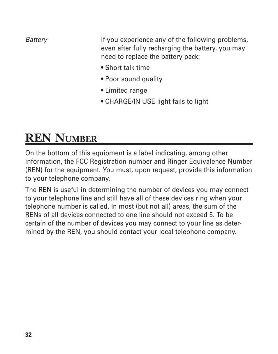 Ren n, Umber | GE 2-9774 User Manual | Page 32 / 40