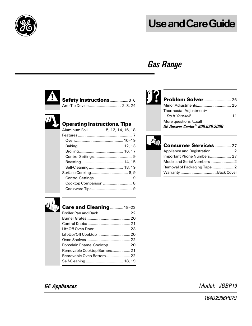 GE 164D2966P079 User Manual | 28 pages