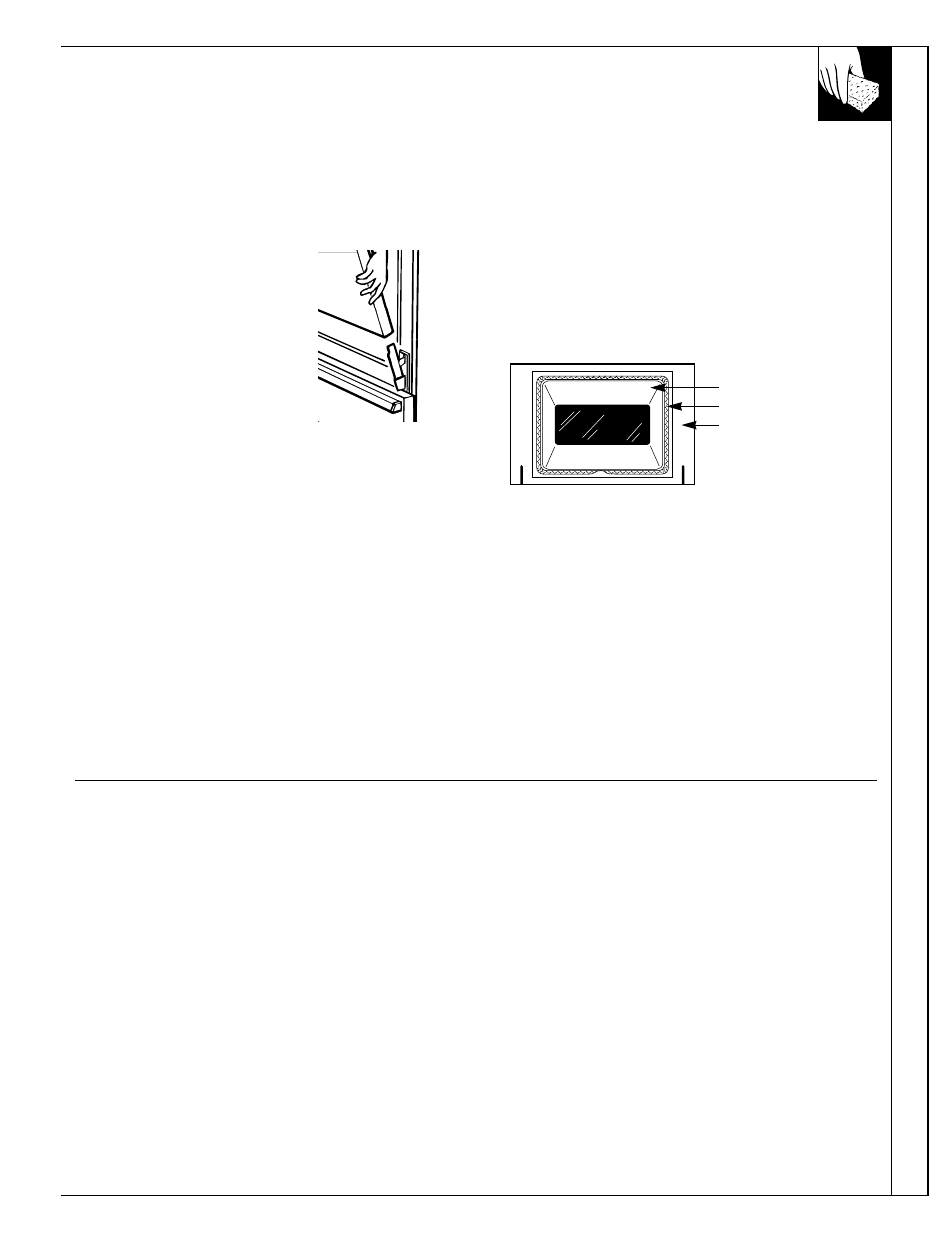 Lift-off oven door, Car e and cleaning | GE 164D2966P079 User Manual | Page 23 / 28