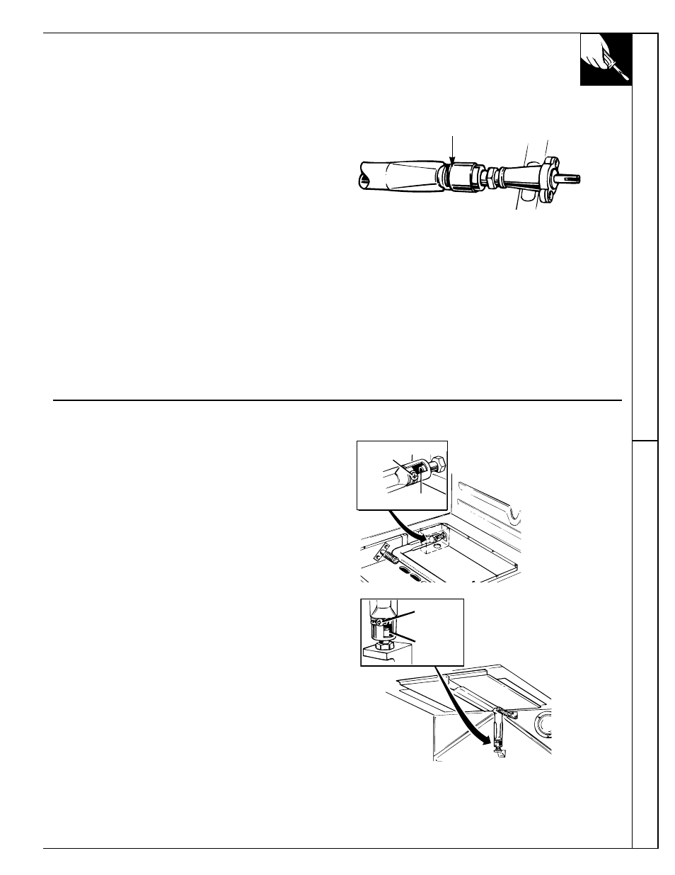 Minor adjustments, Minor adjustments you can make, Anti-t ip device minor adjustments y ou can make | GE 164D2966P079 User Manual | Page 25 / 28