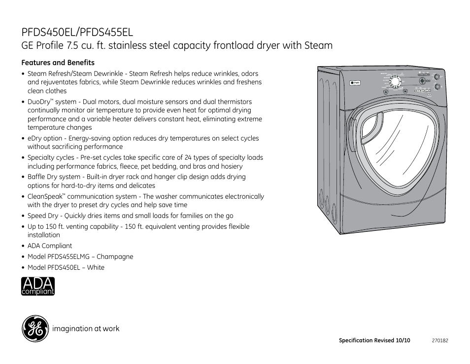 GE SPSD157JMG User Manual | Page 4 / 4