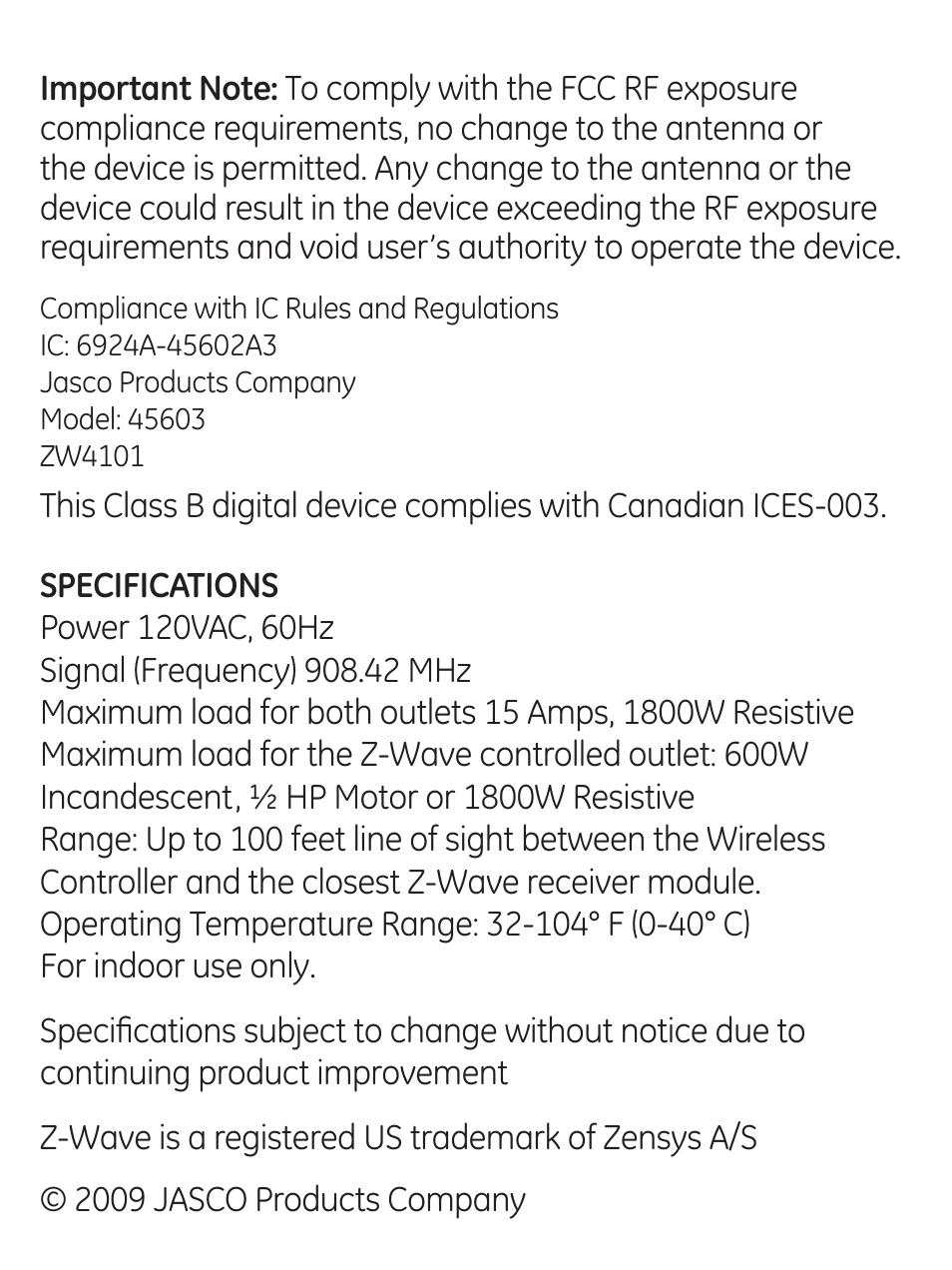 GE 45603 User Manual | Page 13 / 14