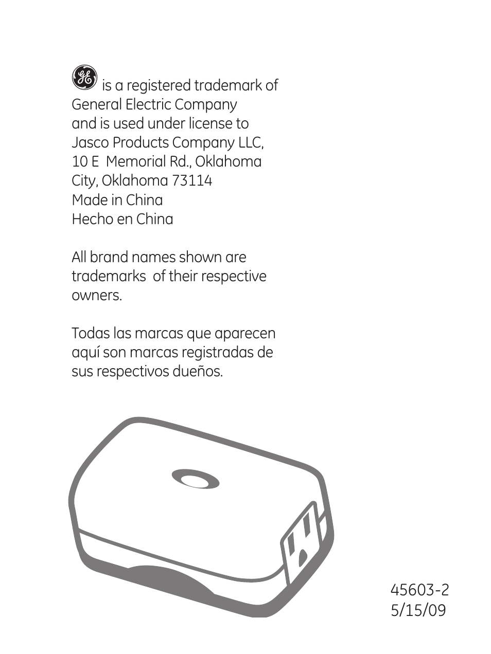 GE 45603 User Manual | Page 14 / 14