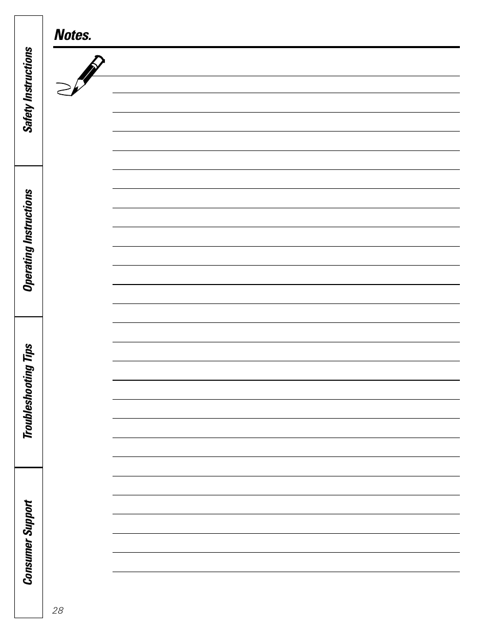 GE JGRS06 User Manual | Page 28 / 32