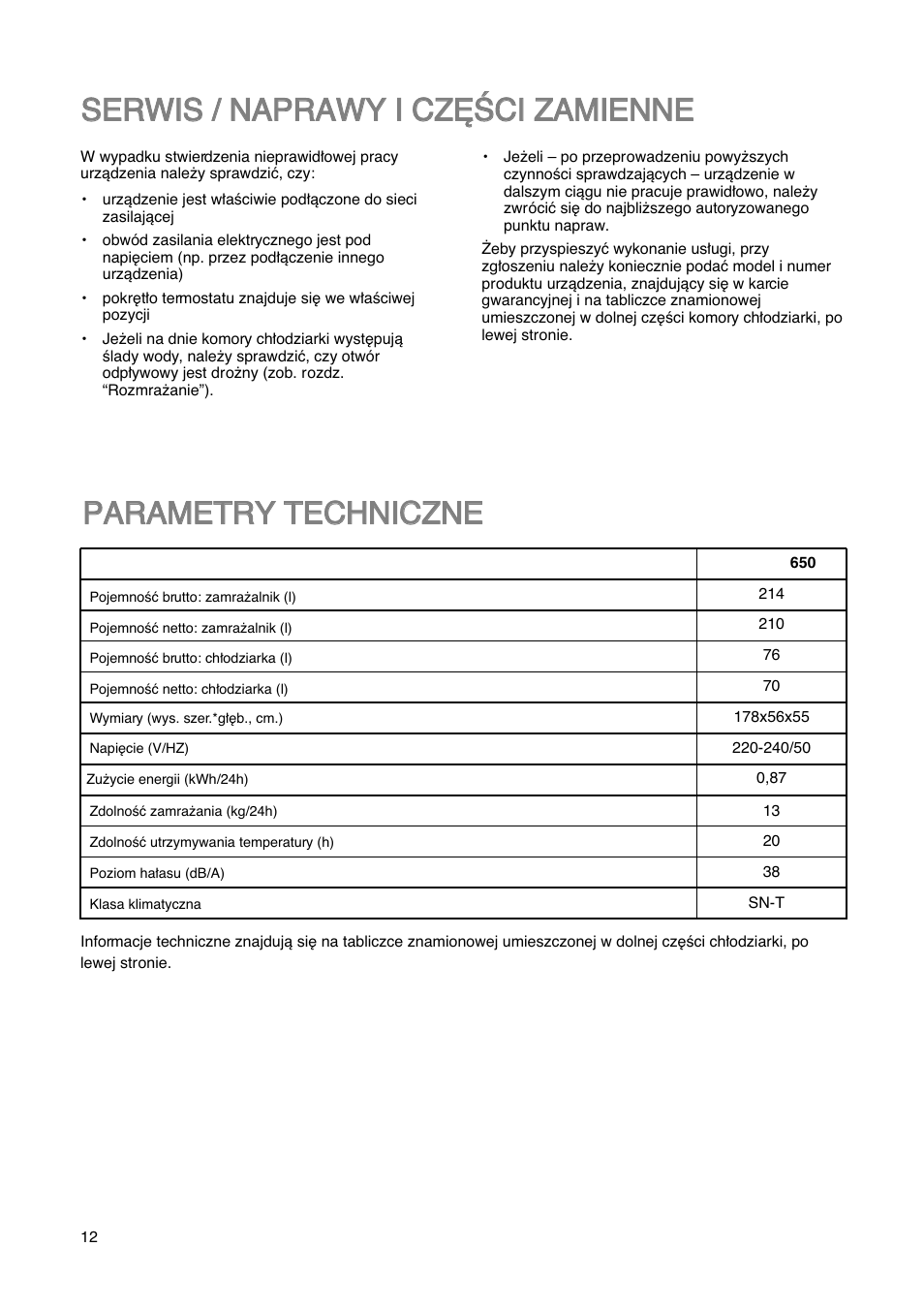 Electrolux ERN29651 User Manual | Page 12 / 84