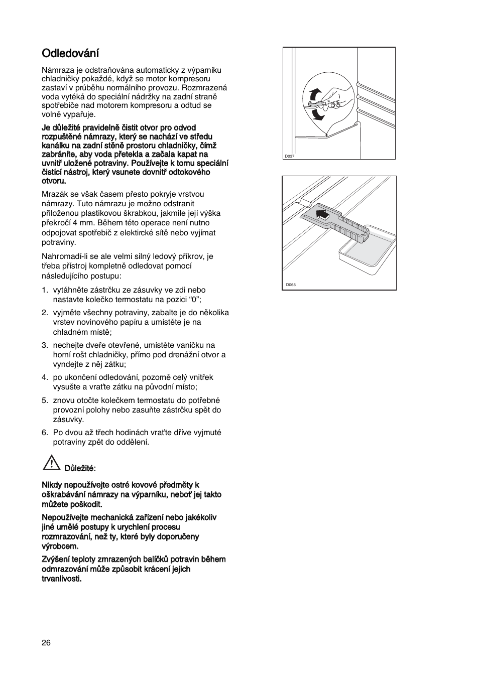Ood dlle ed do ov vá án níí | Electrolux ERN29651 User Manual | Page 26 / 84
