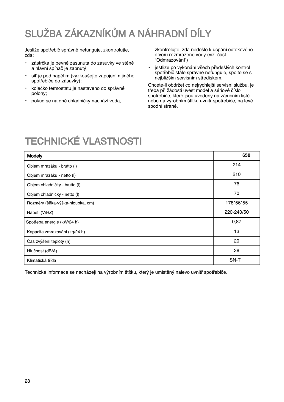 Electrolux ERN29651 User Manual | Page 28 / 84