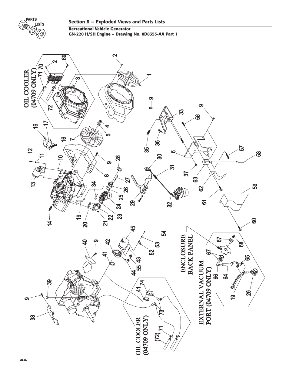 Generac Power Systems 004709-0 User Manual | Page 46 / 52