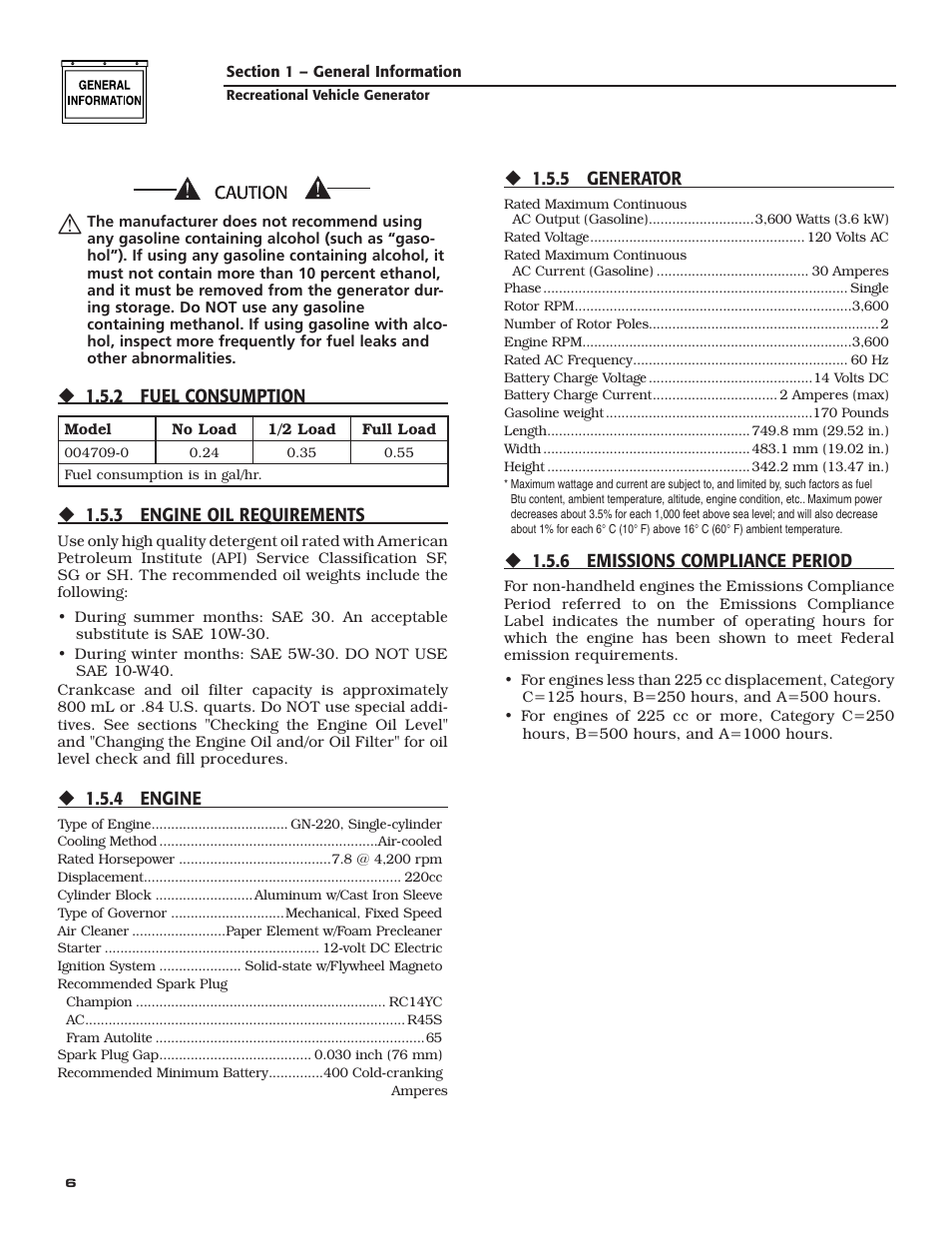 Generac Power Systems 004709-0 User Manual | Page 8 / 52