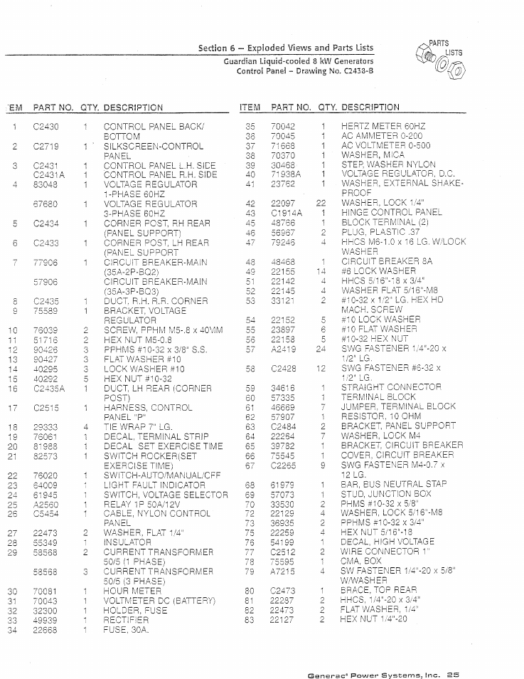 Generac Power Systems GUARDIAN 04137-0 User Manual | Page 27 / 44