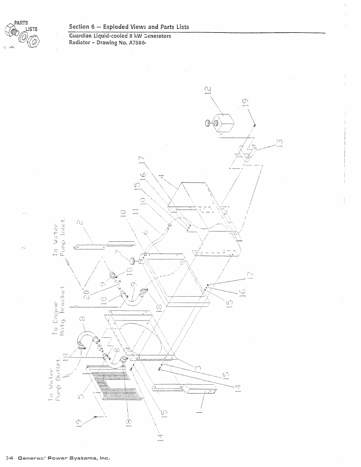 Generac Power Systems GUARDIAN 04137-0 User Manual | Page 36 / 44