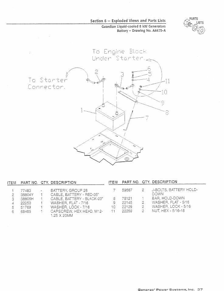 Generac Power Systems GUARDIAN 04137-0 User Manual | Page 39 / 44