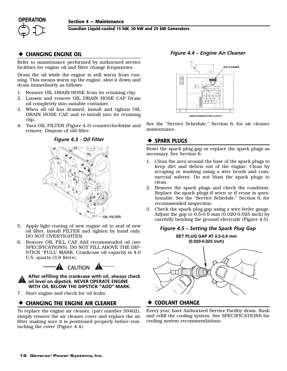 Generac Power Systems 004475-1 User Manual | Page 18 / 60