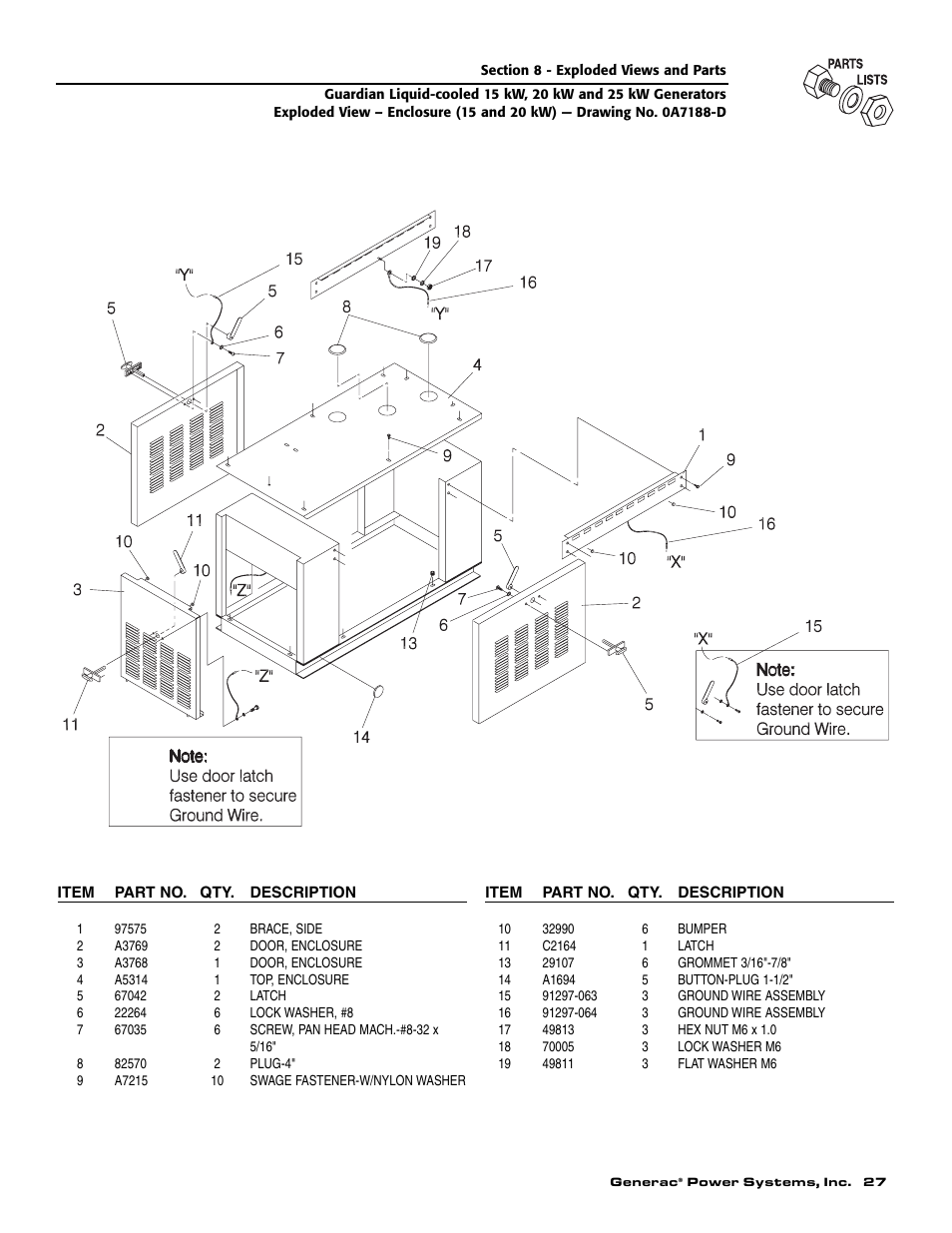Generac Power Systems 004475-1 User Manual | Page 29 / 60