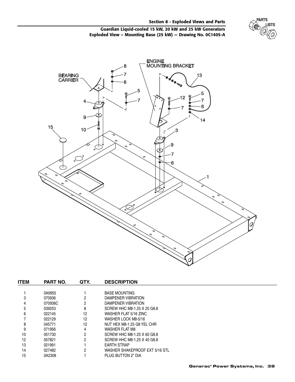 Generac Power Systems 004475-1 User Manual | Page 41 / 60