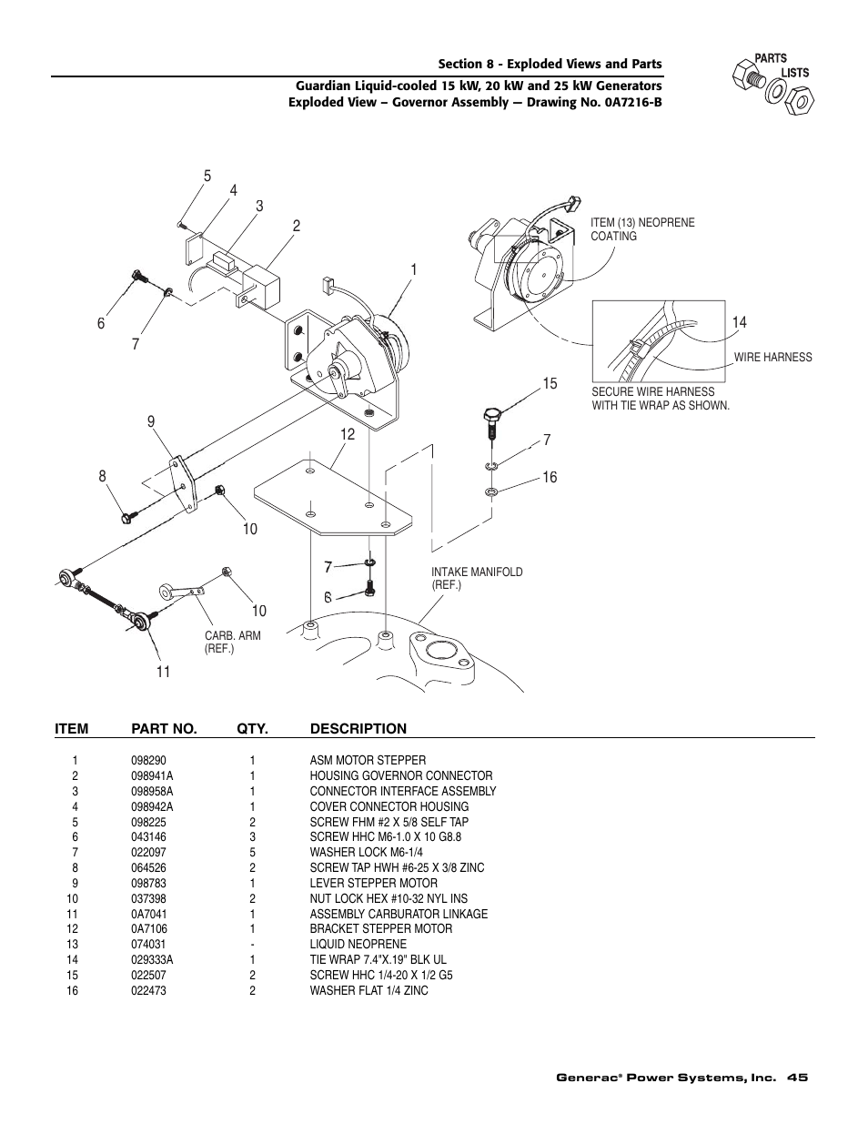 Generac Power Systems 004475-1 User Manual | Page 47 / 60