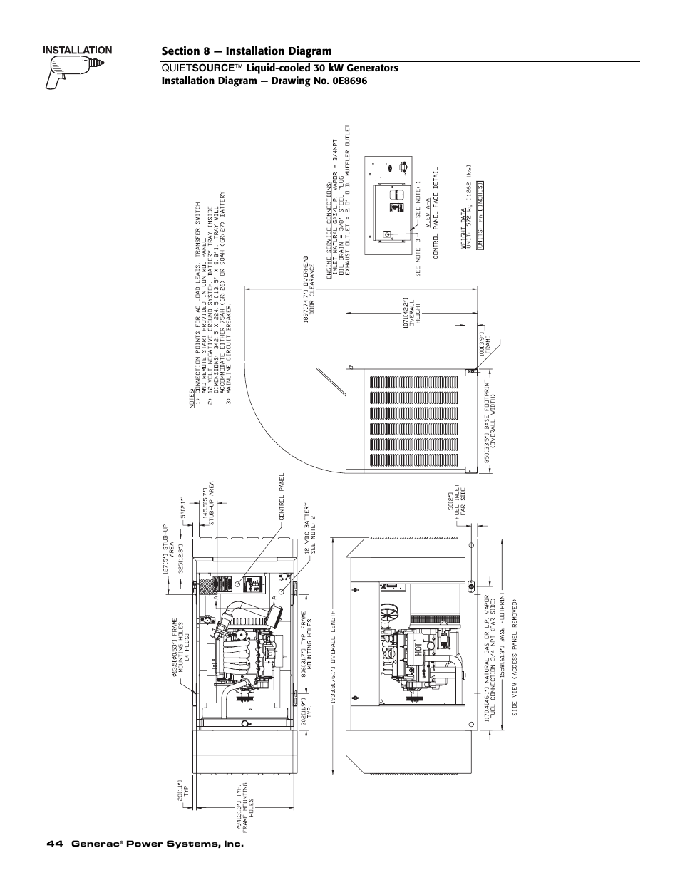 Generac Power Systems 004917-2 User Manual | Page 46 / 48