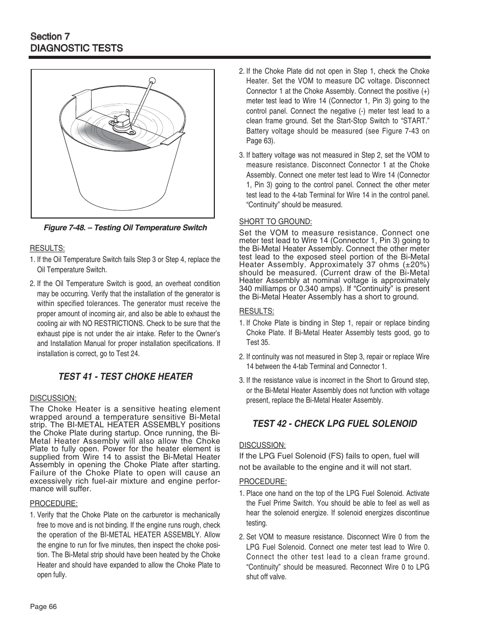 Generac Power Systems Quietpact 75 User Manual | Page 68 / 92