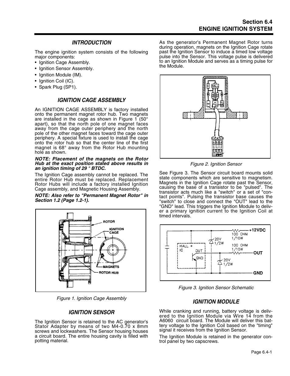 Section 6.4 - engine ignition system | Generac Power Systems 941-2 User Manual | Page 99 / 144