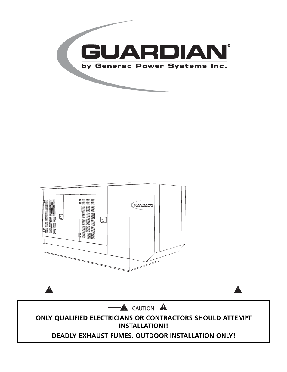 Generac Power Systems GUARDIAN 43733 User Manual | 64 pages