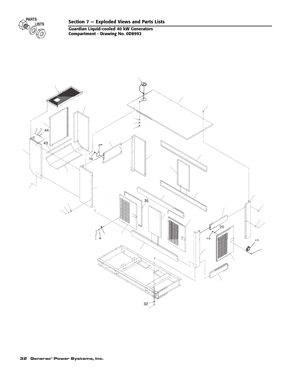 Generac Power Systems GUARDIAN 43733 User Manual | Page 34 / 64