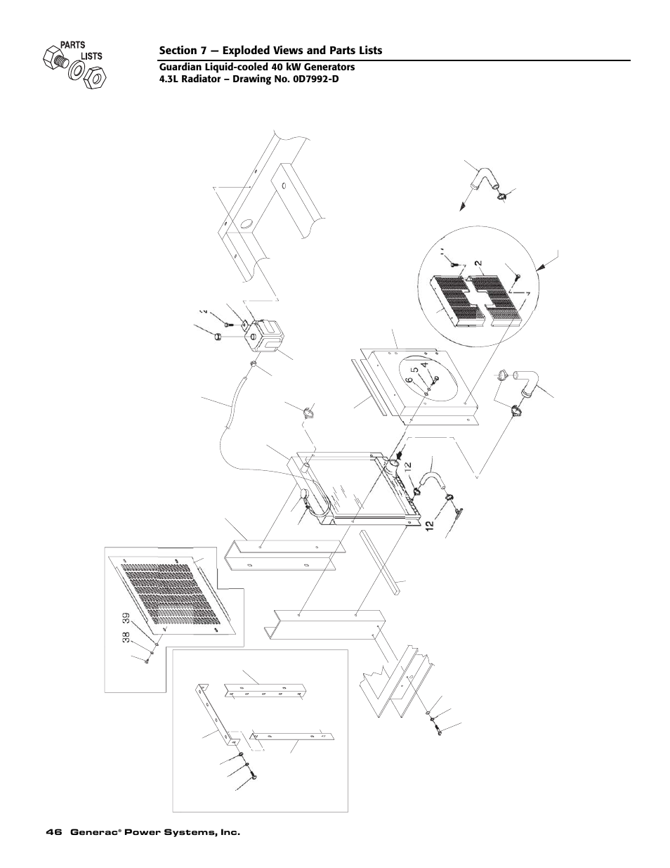Generac Power Systems GUARDIAN 43733 User Manual | Page 48 / 64