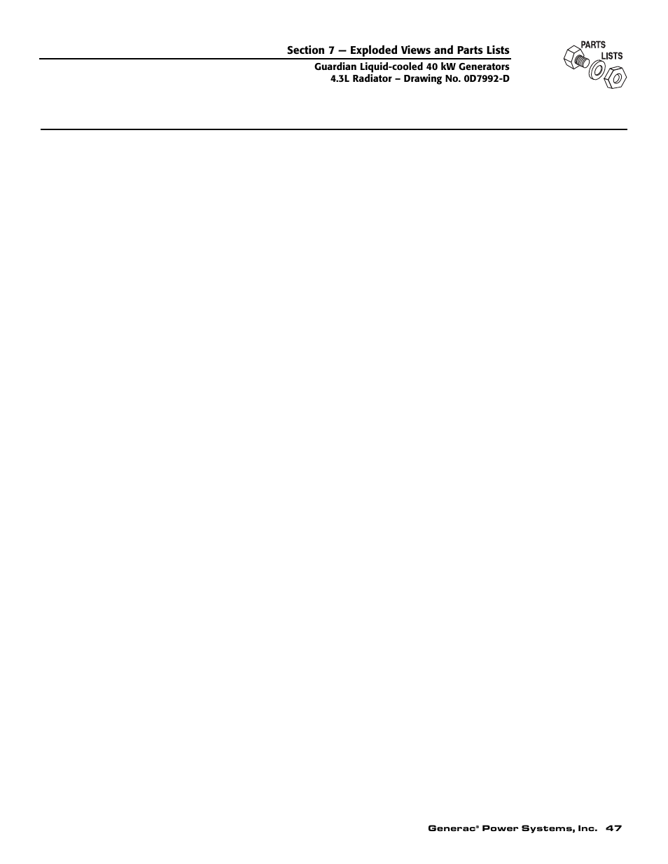 Generac Power Systems GUARDIAN 43733 User Manual | Page 49 / 64