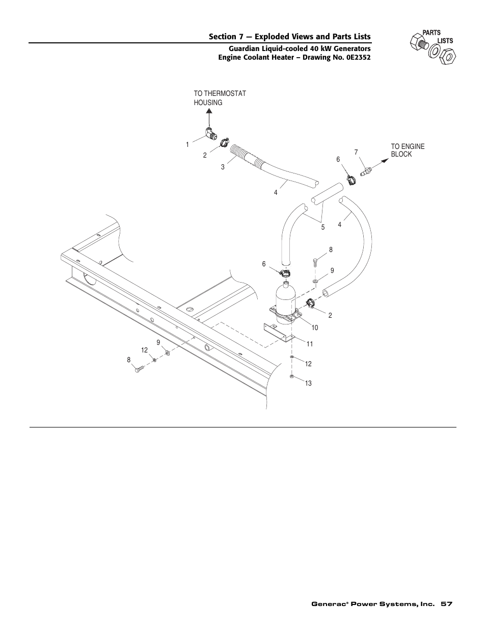 Generac Power Systems GUARDIAN 43733 User Manual | Page 59 / 64