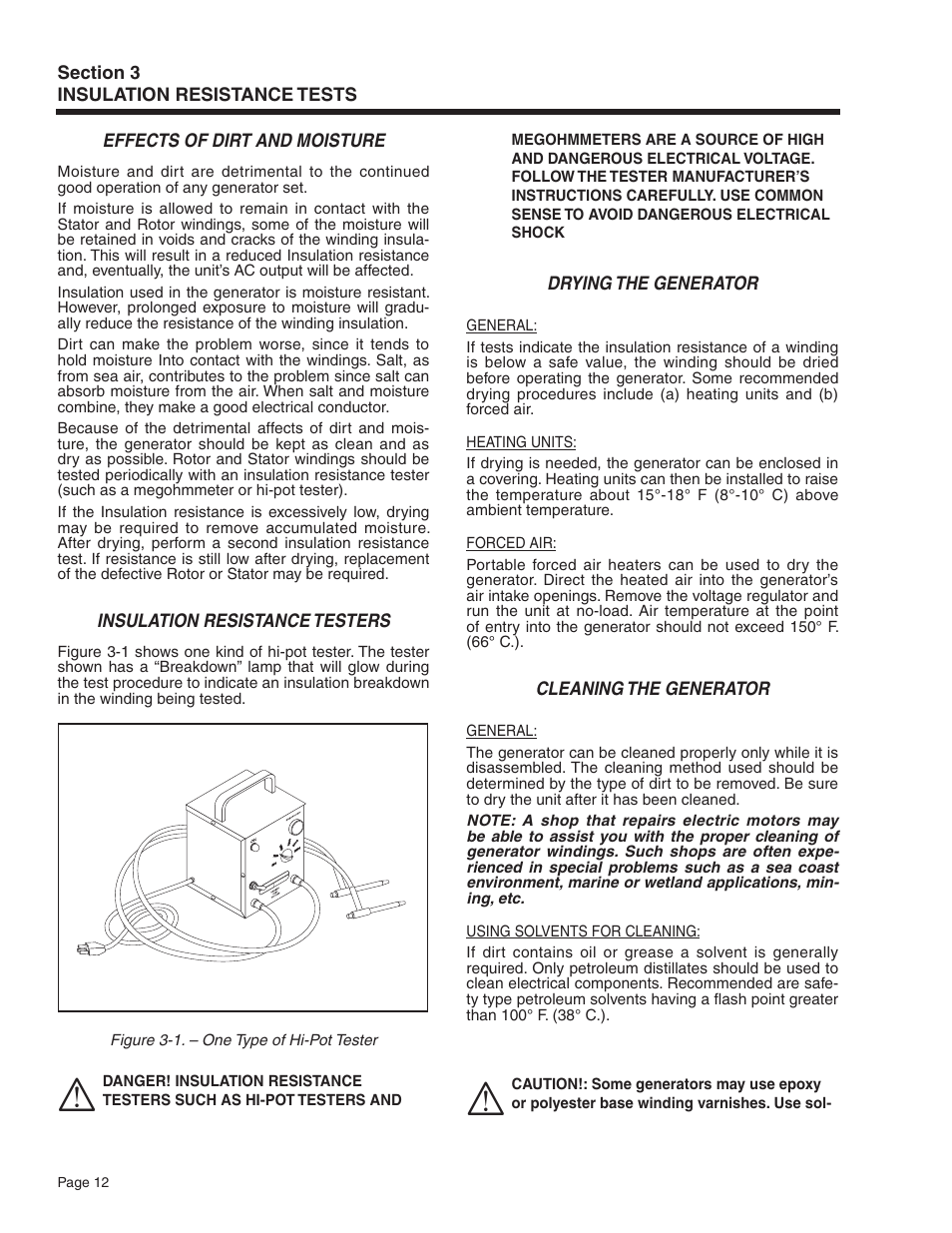 Generac Power Systems Recreational Vehicle Generator 5413 User Manual | Page 14 / 82