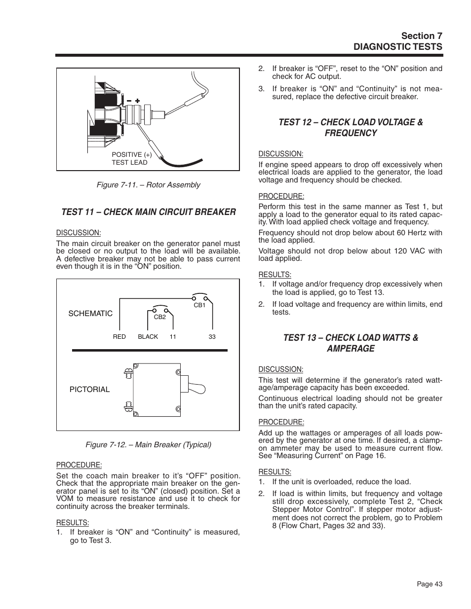 Generac Power Systems Recreational Vehicle Generator 5413 User Manual | Page 45 / 82