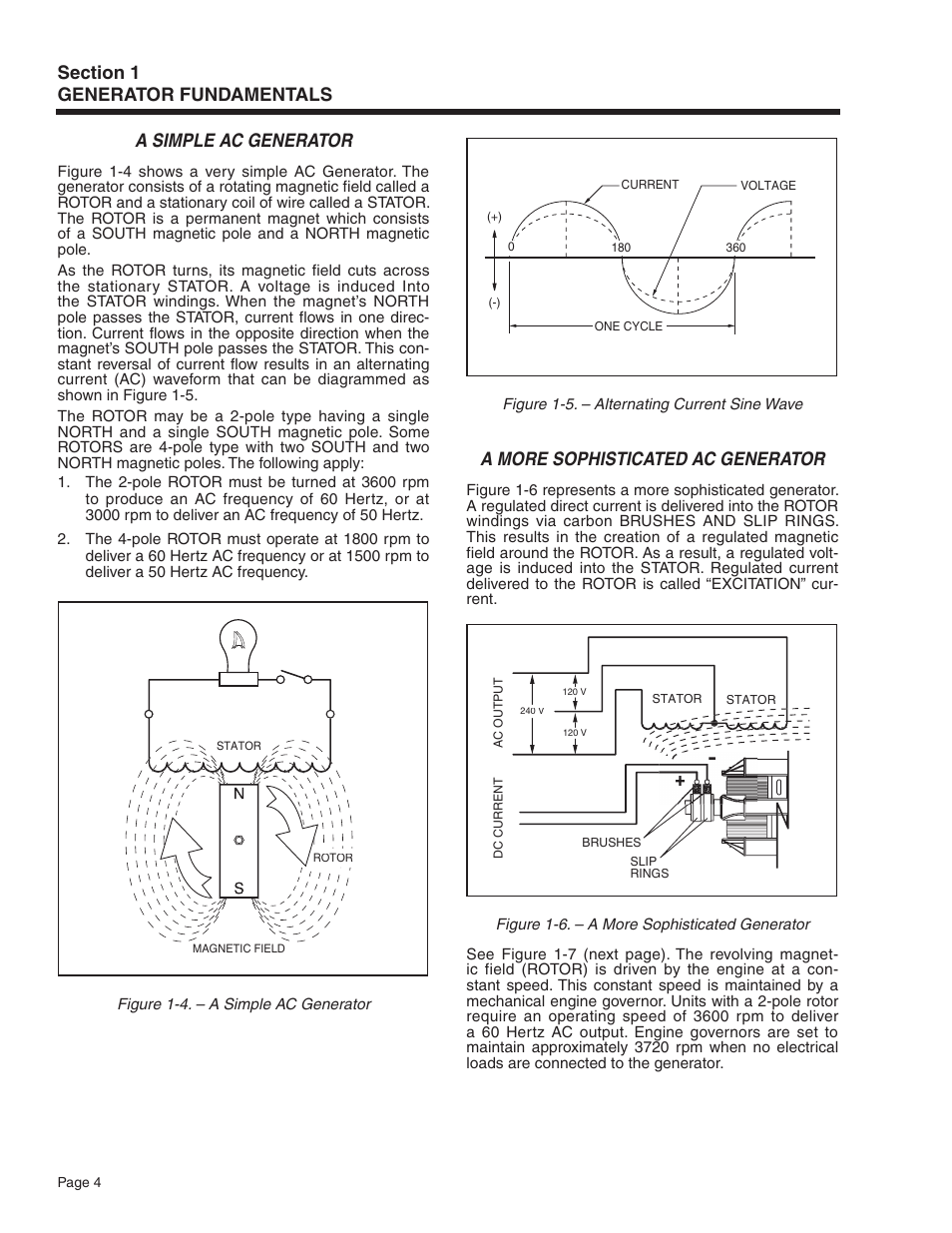 A more sophisticated ac generator | Generac Power Systems Recreational Vehicle Generator 5413 User Manual | Page 6 / 82