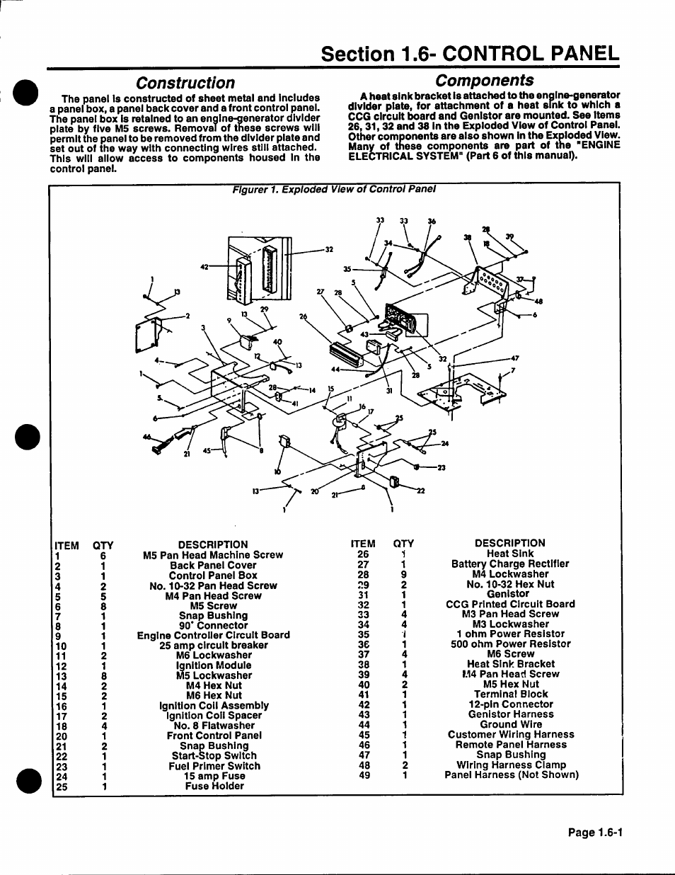 Construction, Components | Generac Power Systems NP-40G User Manual | Page 27 / 126